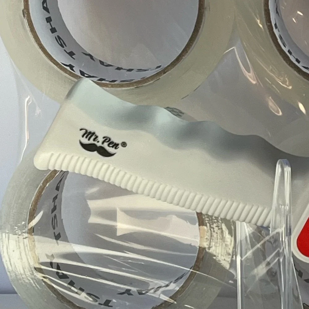 Tape Dispenser with 6 rolls Heavy Duty Tape Set